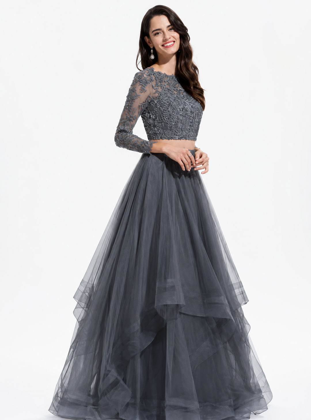 Midnight Mist Couture Gown